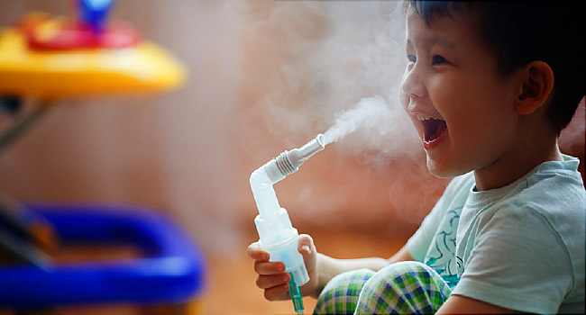 فیلم روش استفاده از نبولایزر با کمپرسور در کودکان مبتلا به آسم 